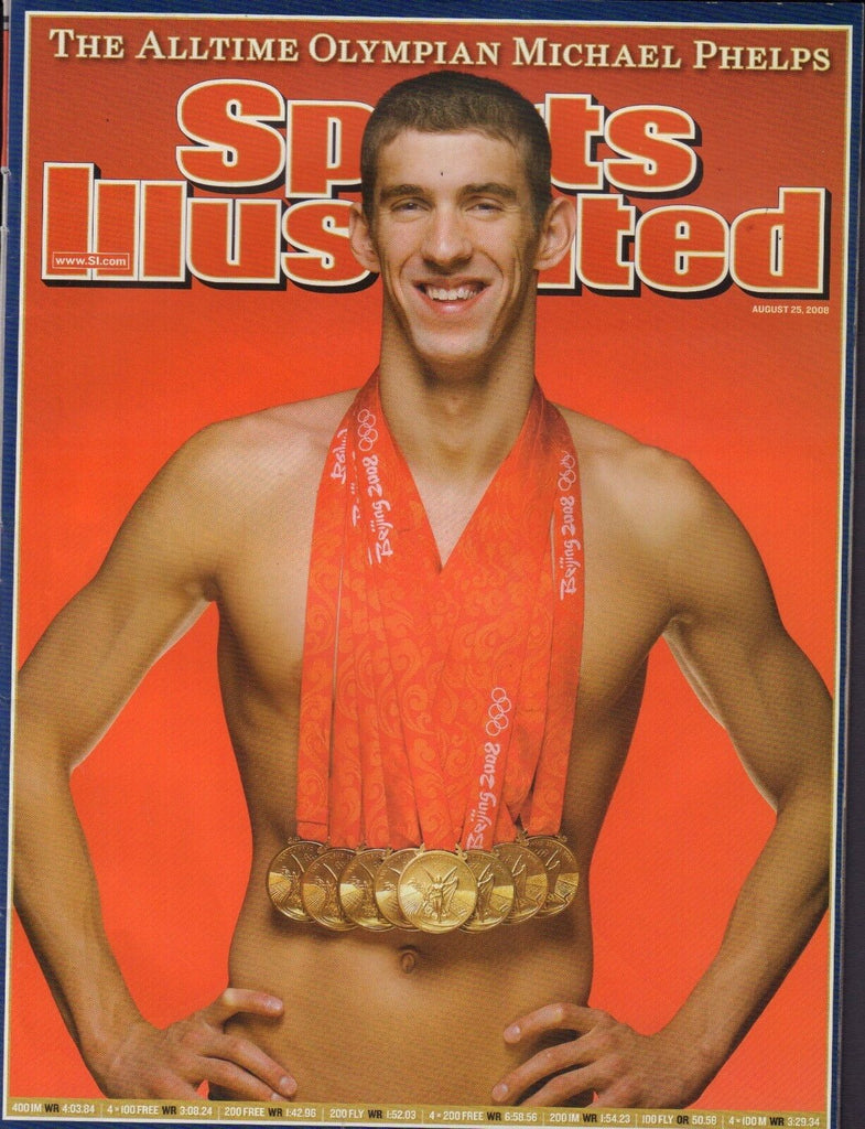 Sports Illustrated Magazine August 25 2008 Michael Phelps 101917nonjhe