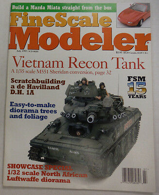 FineScale Modeler Magazine Vietnam Recon Tank July 1997 042515R