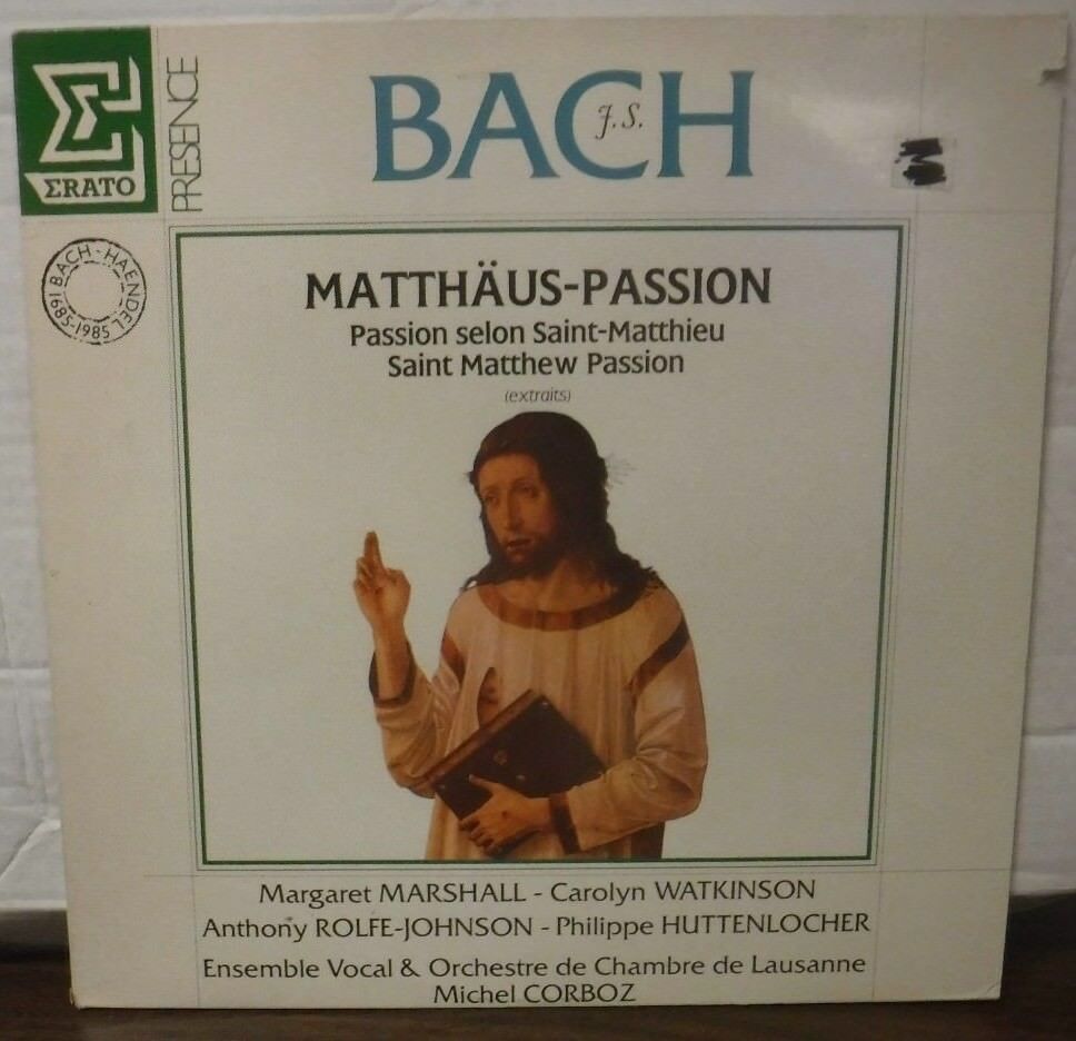Johann-Sebastian Bach matthaus Passion BWV 244 vinyl EPR15571 031118LLE