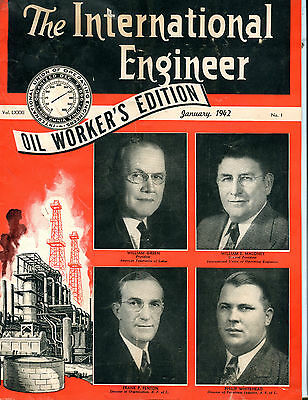 The International Engineer Magazine Oil Worker's Edition Jan. 1942 VG 071316jhe
