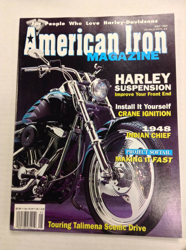 American Iron Magazine Harley Suspension Crane Ignition May 1993 031017NONRH