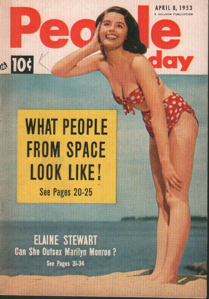 People Today April 8 1953 Elaine Stewart Cheesecake Pin Up 070819AME