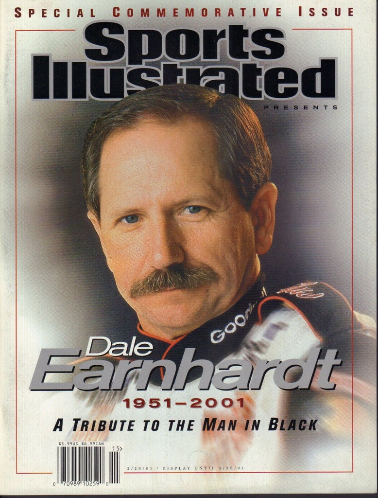 Sports Illustrated Magazine 2001 Dale Earnhardt Tribute 072917nonjhe