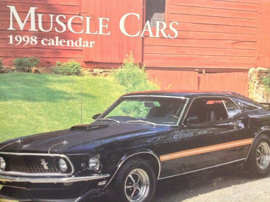 Muscle Cars Calendar 1998 120818nonrh
