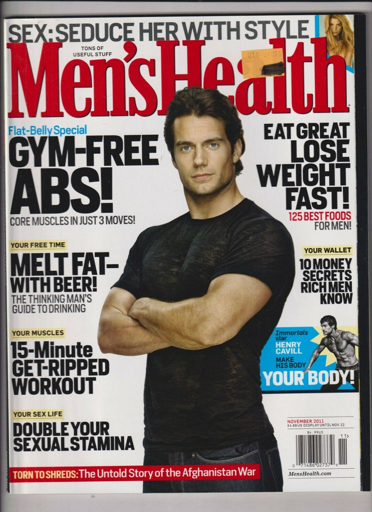 Men's Health Mag Henry Cavill Get Ripped Workout November 2011 031320nonr