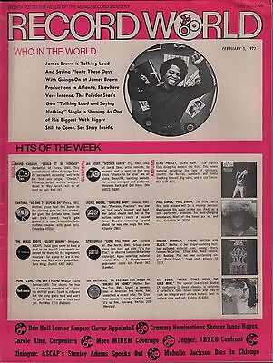 Record World February 5 1972 James Brown EX 120715DBE