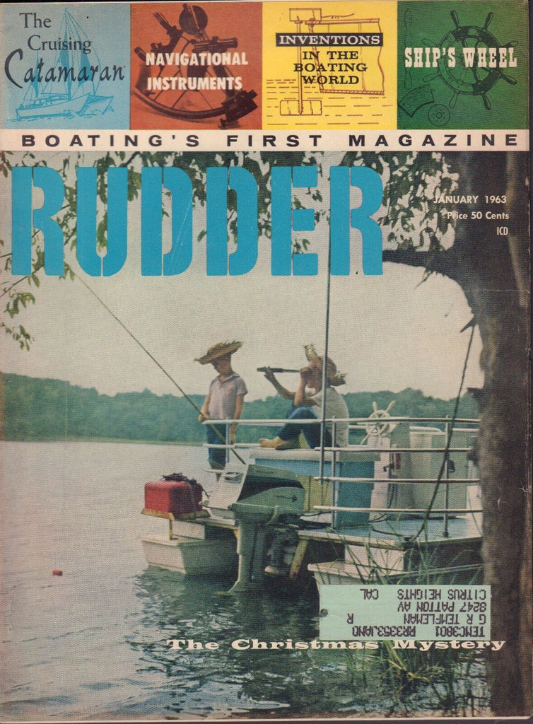 Rudder January 1963 Christmas Issue, Catamaran 042117nonDBE2