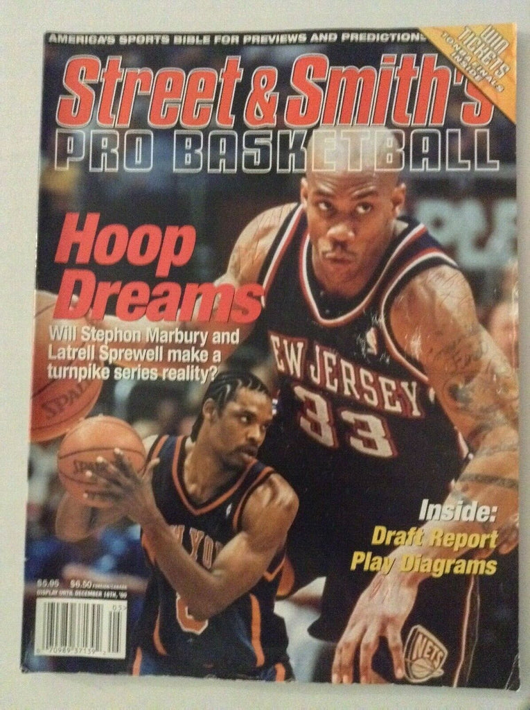 Street & Smith's Basketball Stephon Marbury Latrell Sprewell 2000 042919nonrh