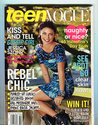 Teen Vogue Magazine February 2010 Jessica Szohr EX 071216jhe