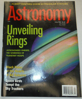 Astronomy Magazine Unveiling Rings & Black Holes July 1998 021315R2