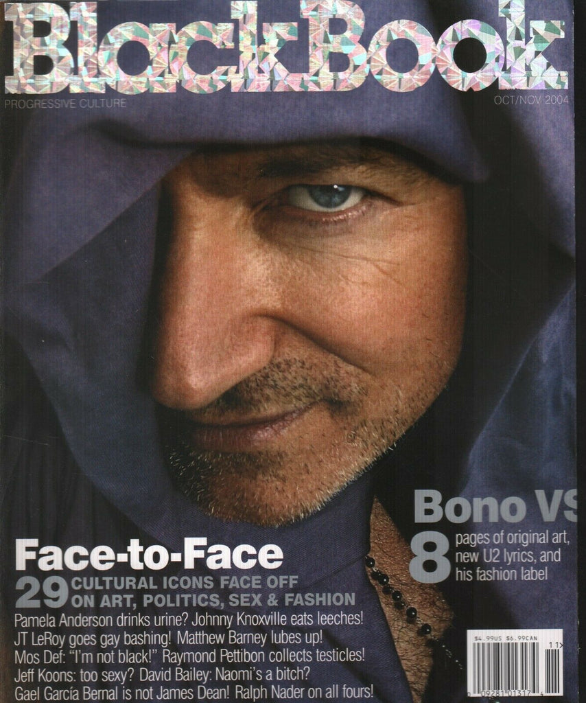 Black Book Magazine Oct/Nov 2004 Bono Helena Christensen 101619AME3