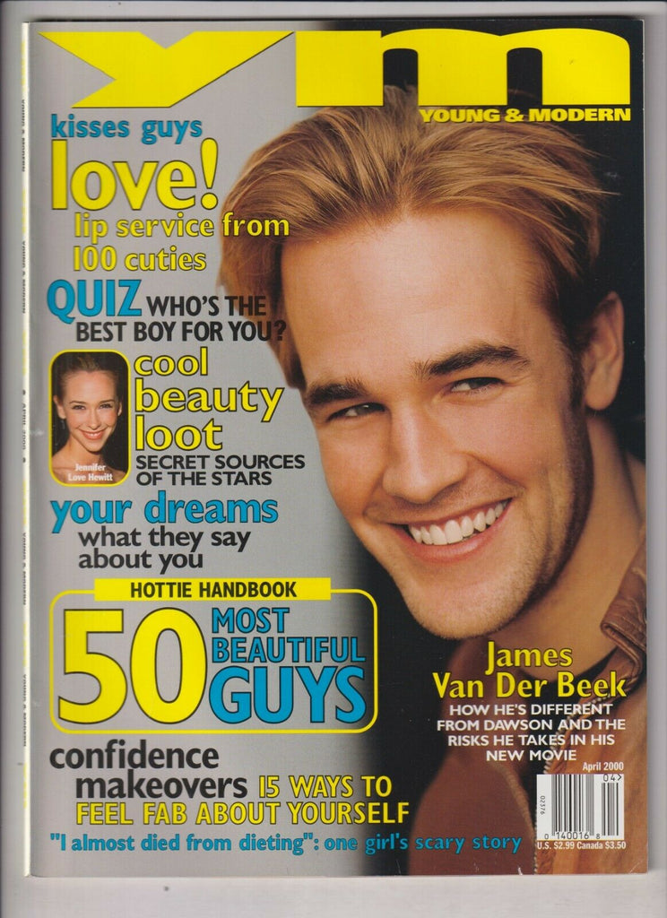 Young & Modern Mag James Van Der Beek Jennifer Love Hewitt April 2000 022720nonr