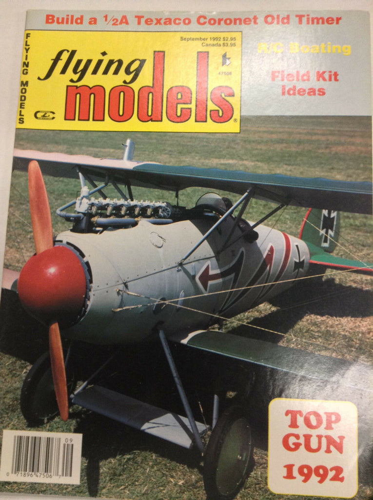 Flying Models Magazine Field Kit Ideas & Top Gun September 1992 040917nonrh2