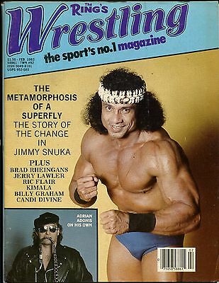 The Rings Wrestling Magazine February 1983 #92 Jimmy Snuka EX 111815DBE