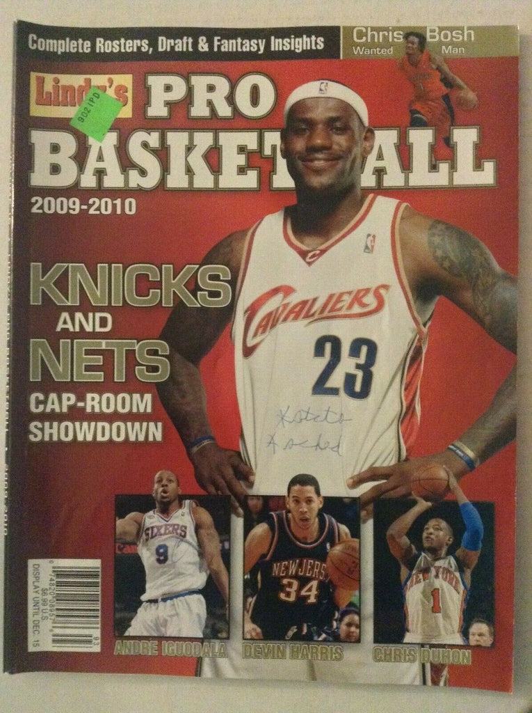 Lindy's Basketball Magazine Lebron James Andre Iguodala 2009-10 051019nonrh
