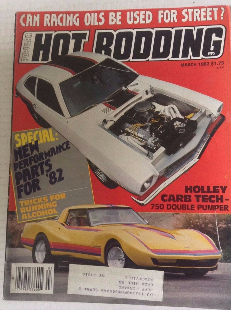 Popular Hot Rodding Magazine Holley Carb Tech March 1982 042617nonrh