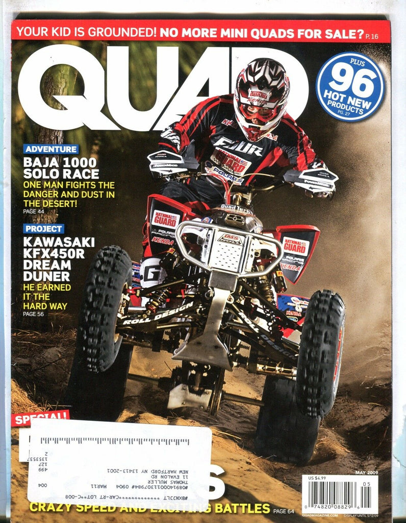 Quad Magazine May 2009 Baja 1000 EX w/ML 032217nonjhe