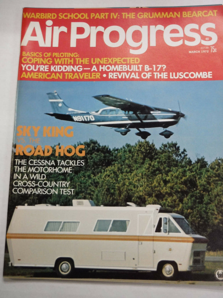 Air Progress Magazine Sky King Vs Road Hog March 1972 121416R