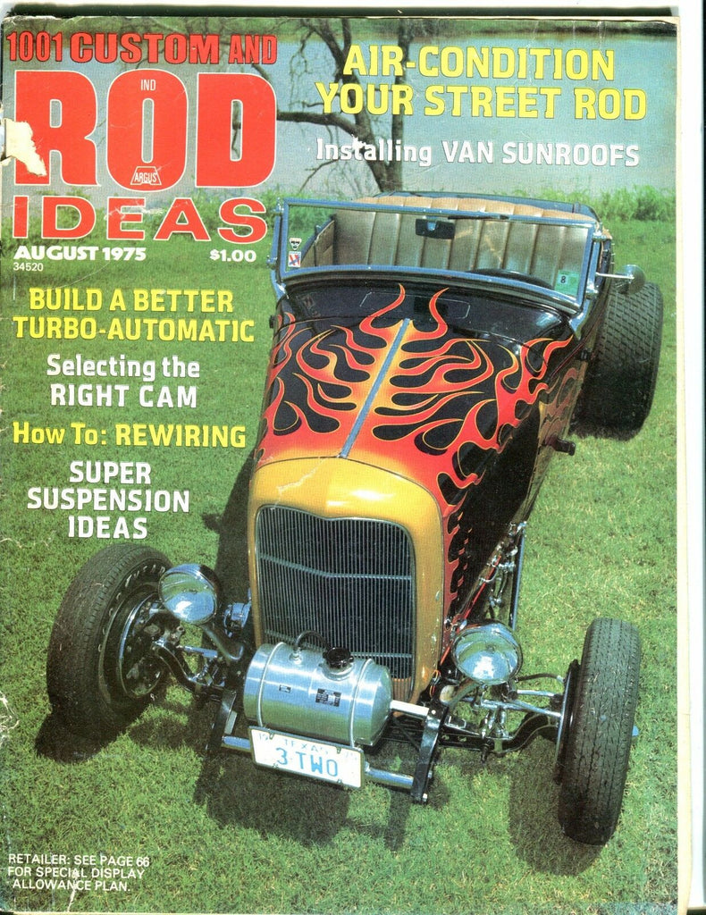 1001 Custom And Rod Ideas Magazine August 1975 GD 050617nonjhe