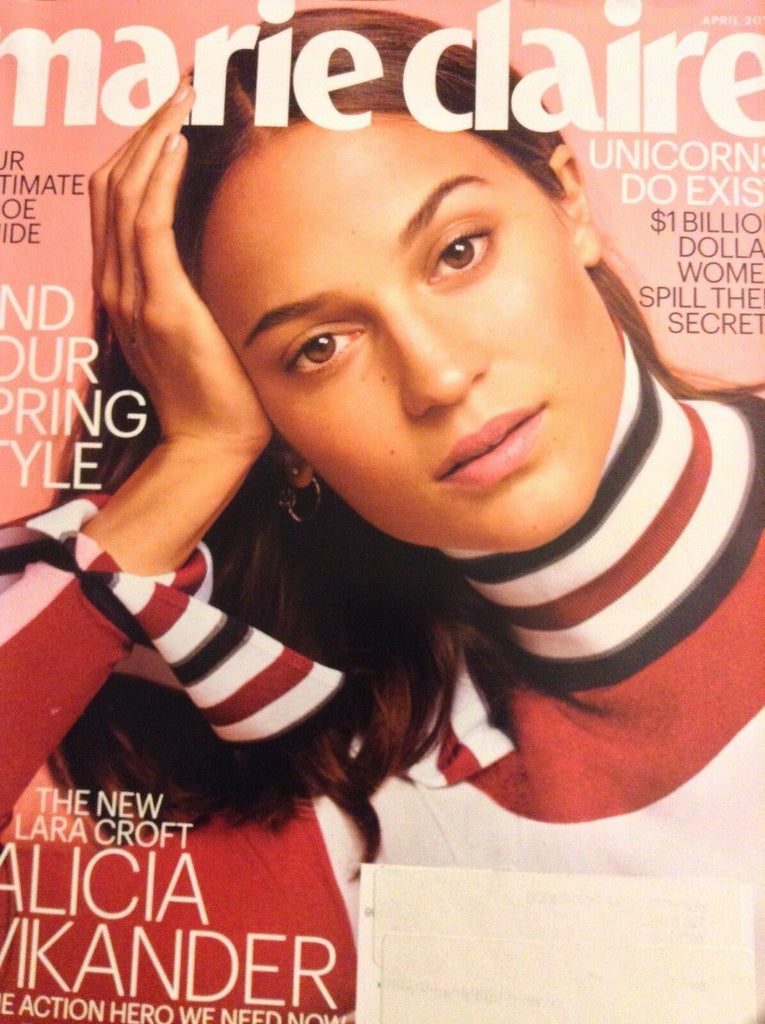 Marie Claire Magazine Alicia Vikander Your Spring Style April 2018 051018nonrh