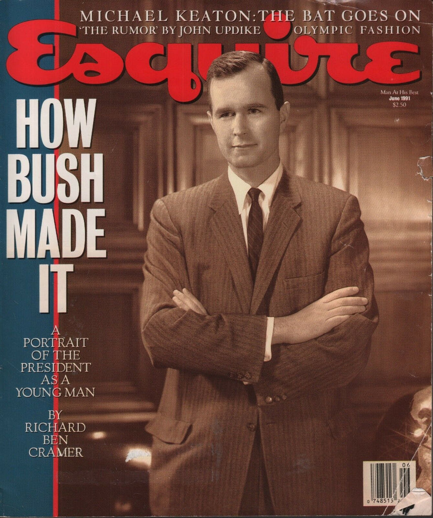 Esquire June 1991 George W. Bush Michael Keaton 050918DBE