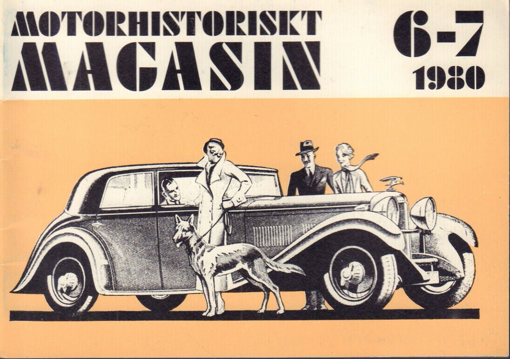 Motorhistoriskt Magasin Swedish Car Magazine 6-7 1980 Alvis 032717nonDBE