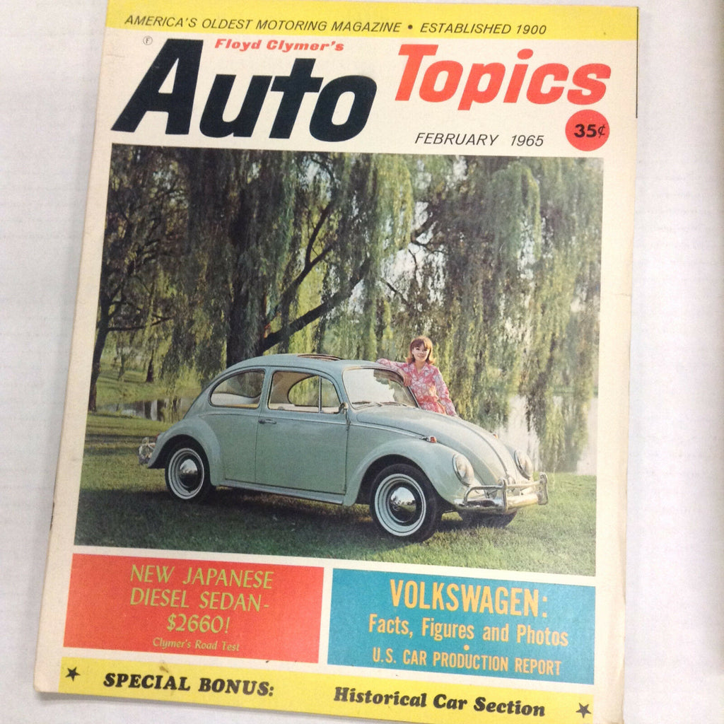 Auto Topics Magazine New Japanese Diesel Sedan February 1965 052317nonrh