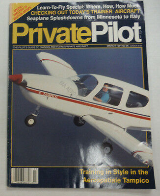Private Pilot Magazine Training In Style Aerospatiale March 1991 FAL 060515R2