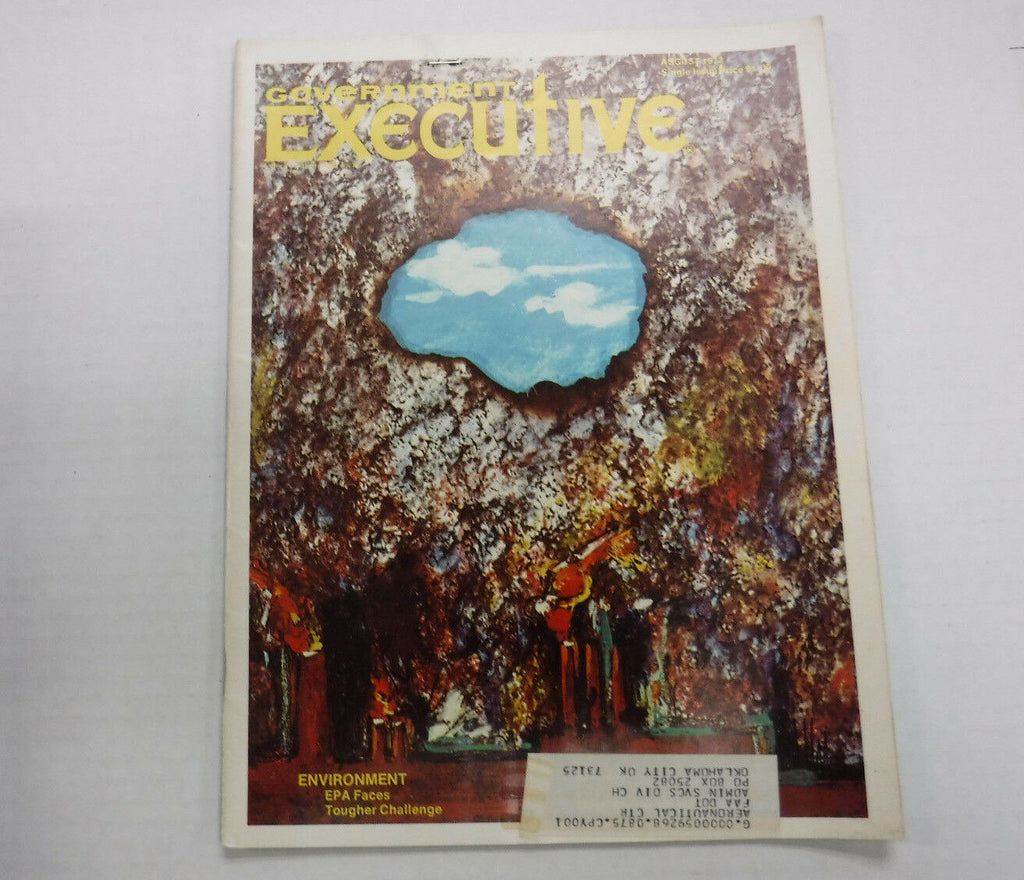 Government Executive Magazine Environment EPA August 1973 FAL FAA 110816R