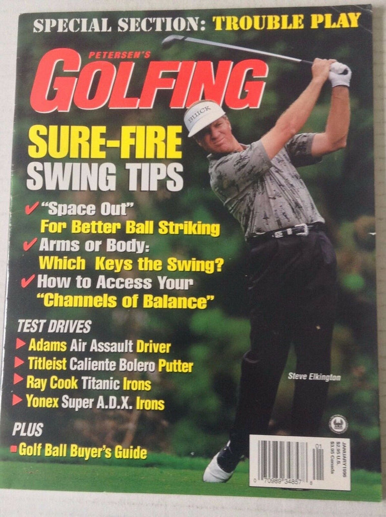Petersen's Golfing Magazine Sure Fire Steve Elkington January 1996 042617nonrh