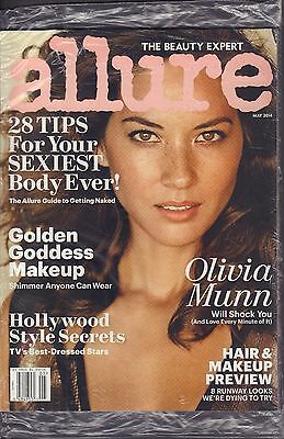 Allure May 2014 Olivia Munn, Hollywood Style Secrets Sealed 032216DBE