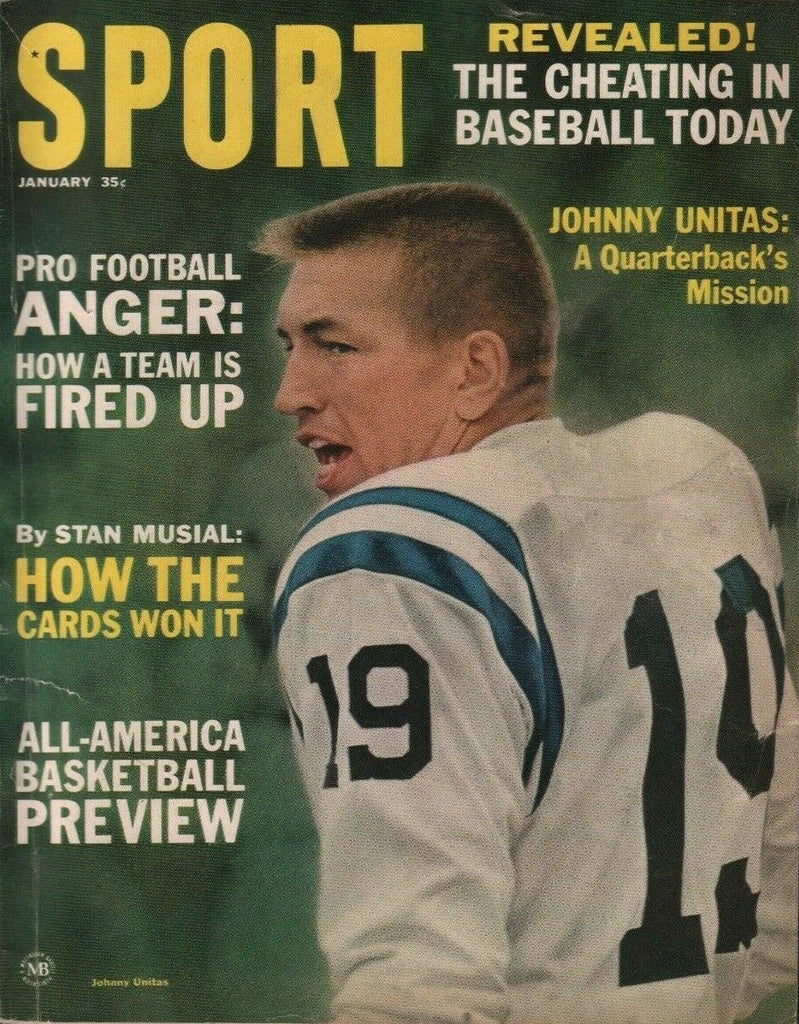 Sport January 1965 Johnny Unitas Stan Musial Tom Moore 050719DBE2