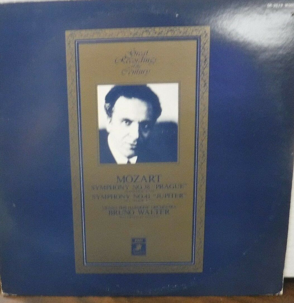 Mozart Symp No. 38 Prague Symp No 41 Jupiter Bruno Walter vinyl 030318LLE