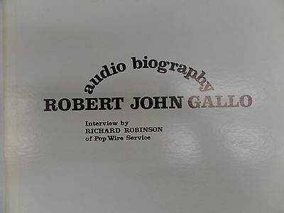 Robert John Gallo Audio Biography 33 RPM EX+ 110915 TLJ