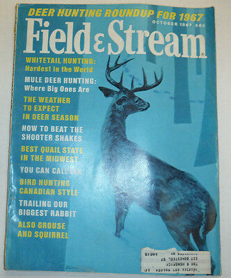 Field & Stream Magazine Whitetail Hunting Mule Deer Hunting October 1967 012915R