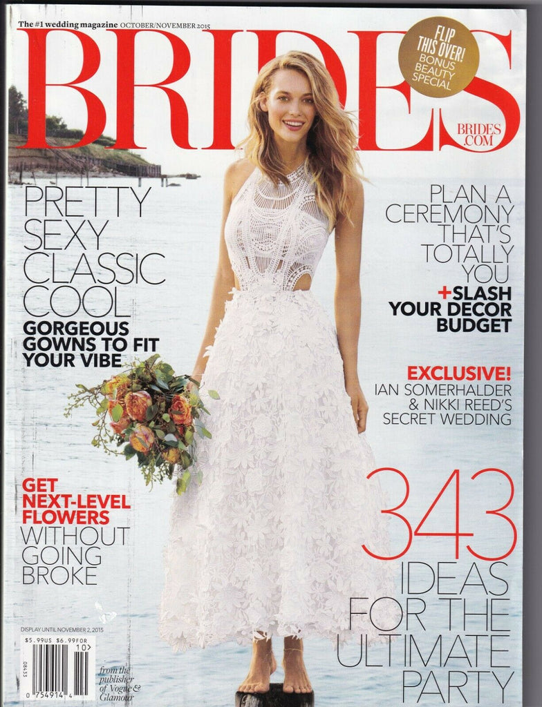 Brides Magazine Ian Somerhalder & Nikki Reed's Wedding Oct/Nov 2015 051919nonr