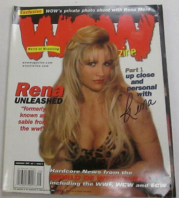 WOW Magazine Rena Unleashed Up Closes And Personal September 1999 NO ML 102914R