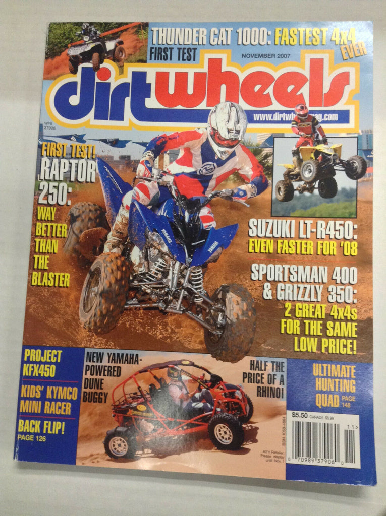 Dirt Wheels Magazine Raptor 250 Project KFX450 November 2007 032617nonR