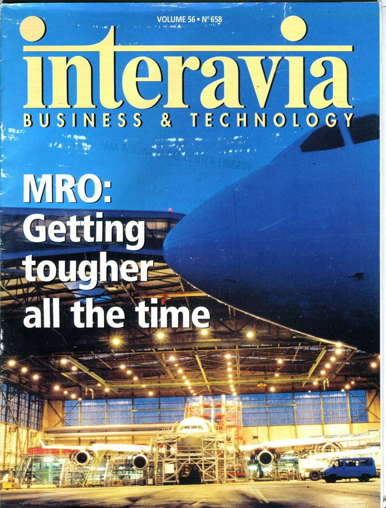 Interavia Magazine November 2001 MRO EX No ML FAA Library 102016jhe