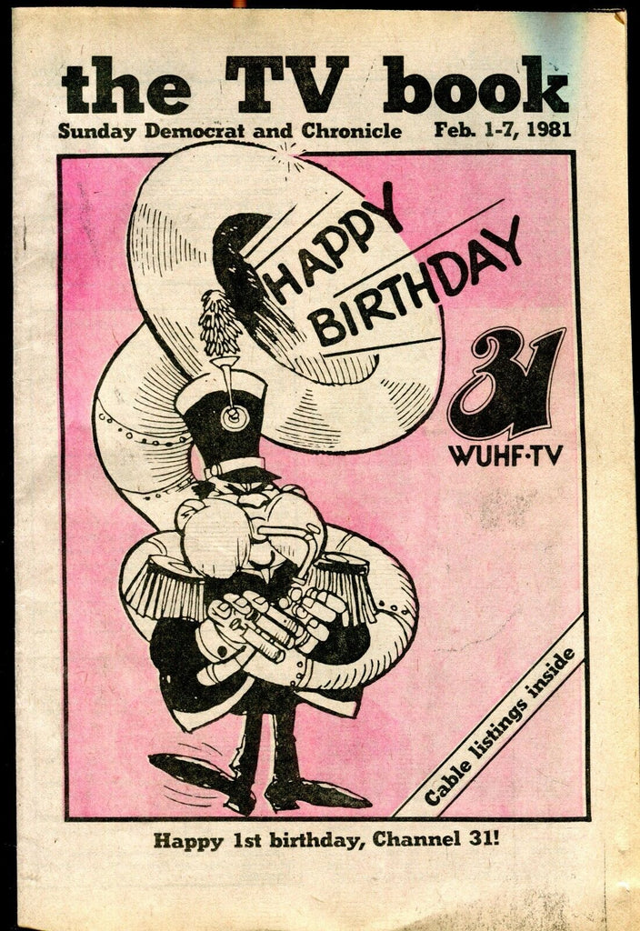 TV Democrat And Chronicle February 1-7 1981 31 WUHF-TV EX 021917jhe