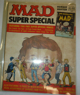 Mad Magazine Super Special & Complete W/Comic No.18 EXC Cond 022715r