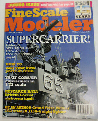 FineScale Modeler Magazine Supercarrier & Ya-7F Corsair March 1997 042515R