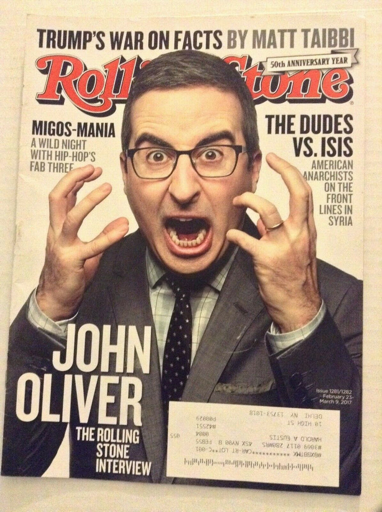 Rolling Stone Mag John Oliver Migos Donald Trump March 9, 2017 080819nonrh