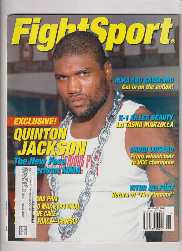 Fight Sport Mag Quinton Jackson David Loiseau Oct/Nov 2003 102919nonr