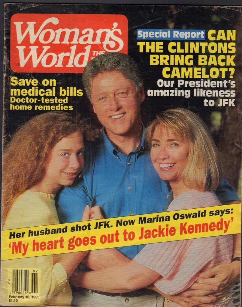 Woman's World Magazine Bill Clinton Bring Back Camelot February 1993 012318nonr