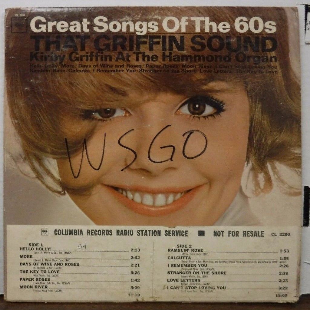 Great Songs of the 60's That Griffin Sound PROMO CL2290 111116LLE#2