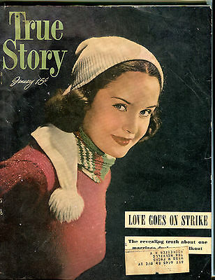 True Story Magazine January 1948 Love Goes On Strike VG 071316jhe
