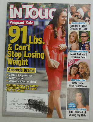 InTouch Magazine Princess Kate & Ellen Degeneres & Aniston July 2014 051115R