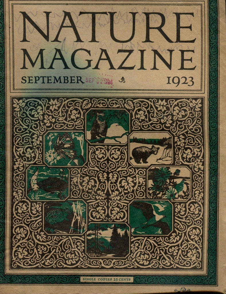 Nature Magazine September 1923 VG No ML 020917jhe