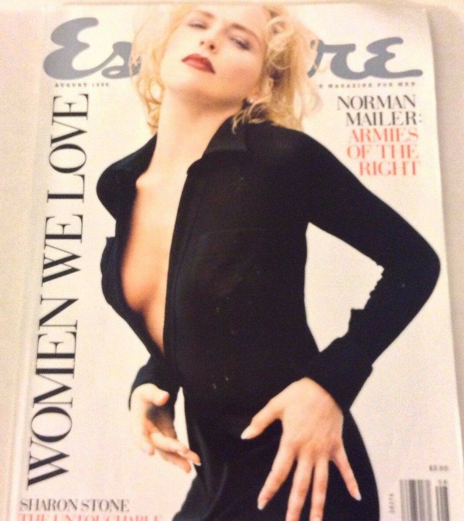 Esquire Magazine Norman Mailer Sharon Stone August 1996 NO ML 072617nonrh2